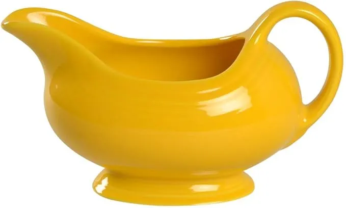 Homer Laughlin Daffodil Sauce Boat 18.5 oz